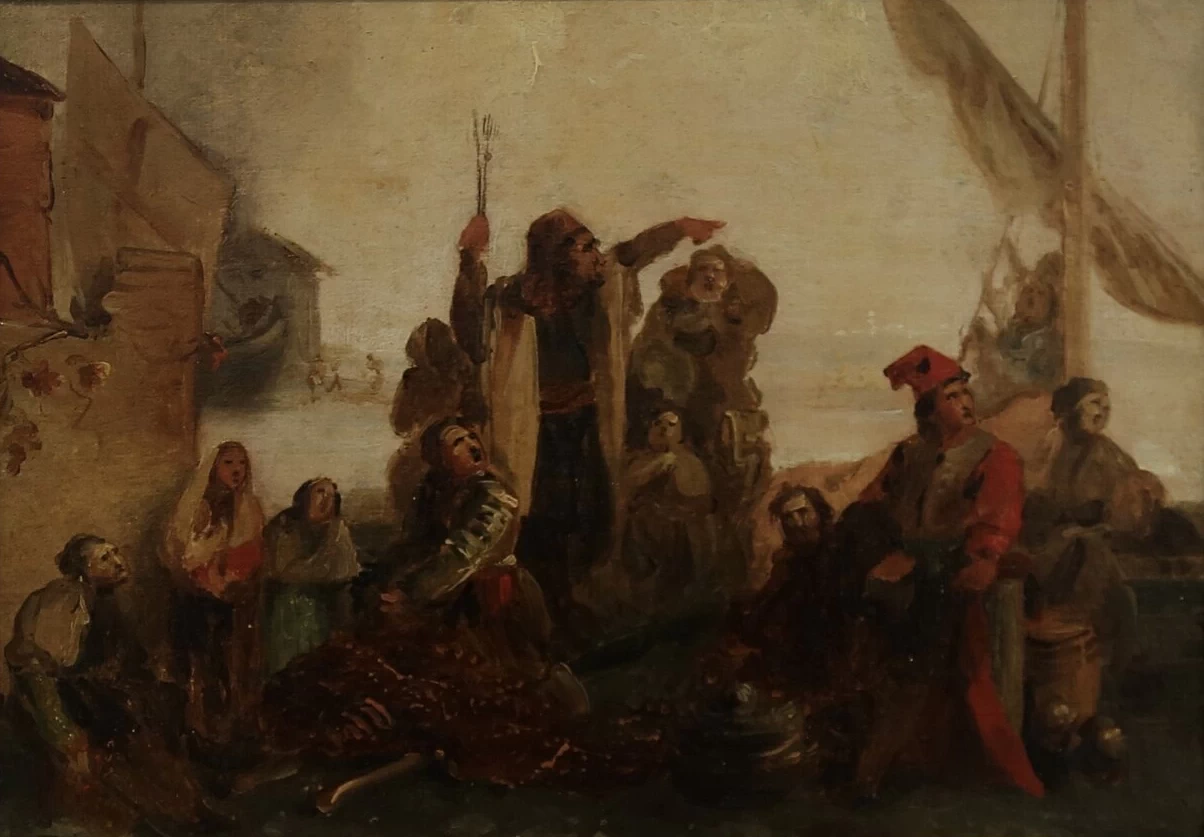 Studio per 'I pescatori dell'Adriatico'